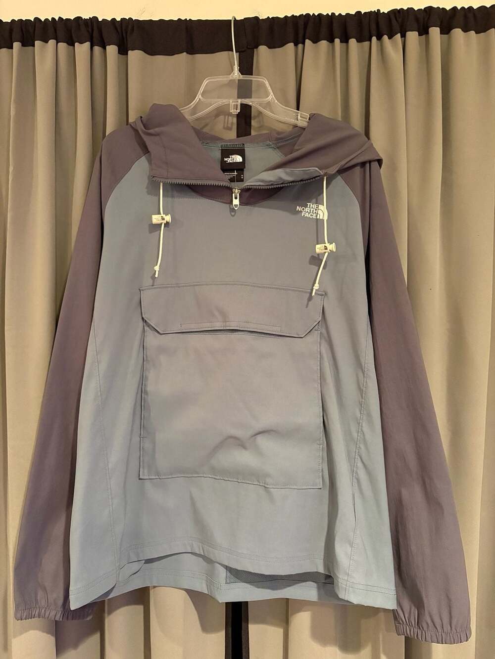 The North Face Class V Pathfinder Pullover Size M Blue Anorak Jacket